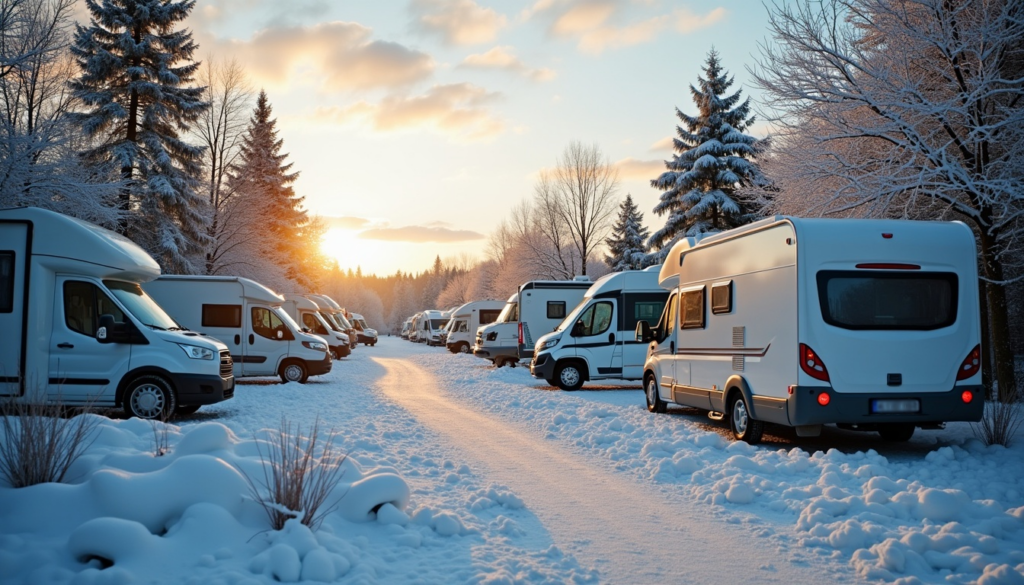 Wintercamping mit Wohnmobil und Wohnwagen